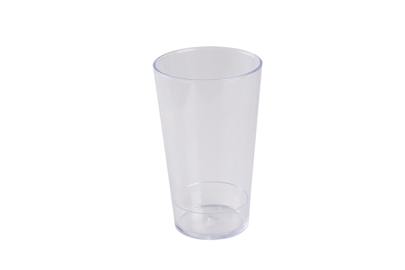 16.9oz Vitrum 500ml Tall Disposable Plastic Bibens Calicem