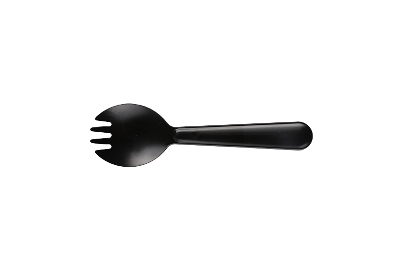 Plastic Black Spork