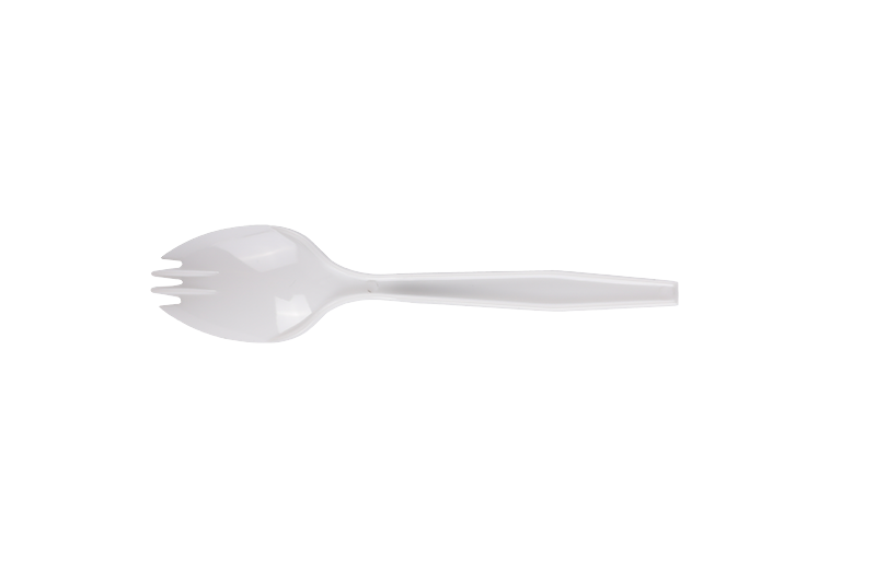 Alba Disposable plastic Long manubrium Spork