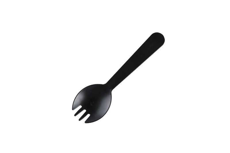 Plastic Black Spork