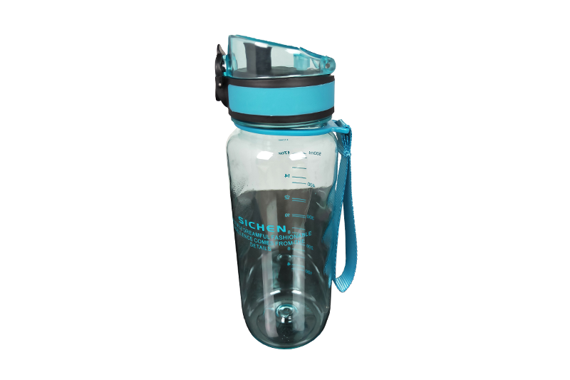 500ml Portable Plastic Sport Water Bottle W Rope