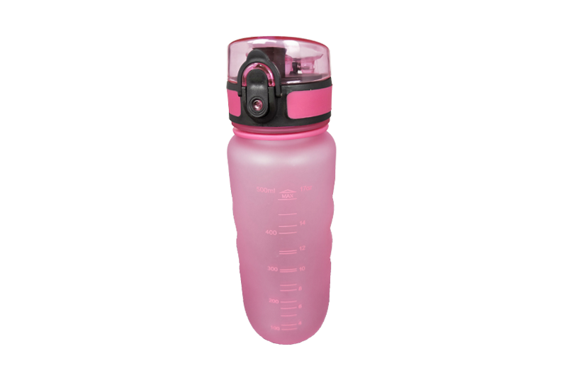 500ml Portable Plastic Sport Water Bottle W Rope